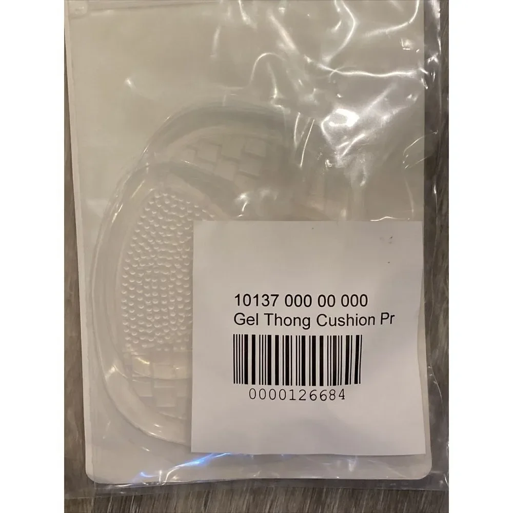 Peda Bella Toe Toppers with Gel Forefoot Pad Women Clear New